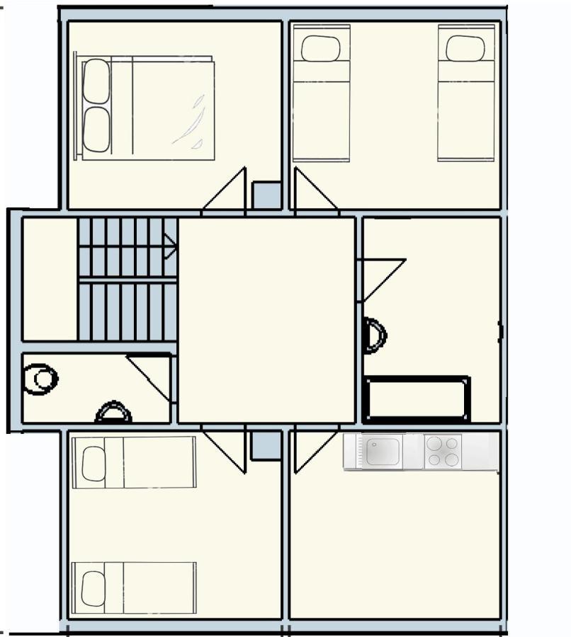 Ferienwohnung Liesel - Kuche, Bad, Wlan, 3 Schlafzimmer, Parkplatz 玛特丁恩 外观 照片